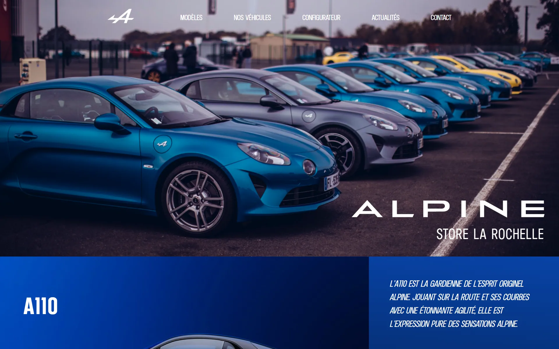 Aperçu du site Alpine La Rochelle - Centre de formation